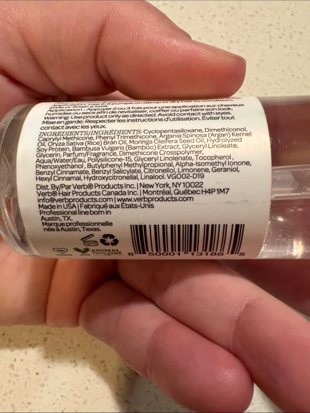 Ghost Oil Weightless Hair Oil — Clear